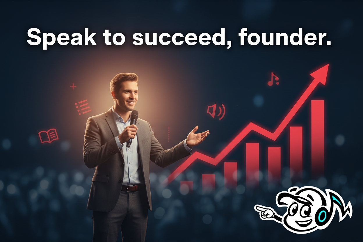 Common pitfalls for first-time founders in public speaking.