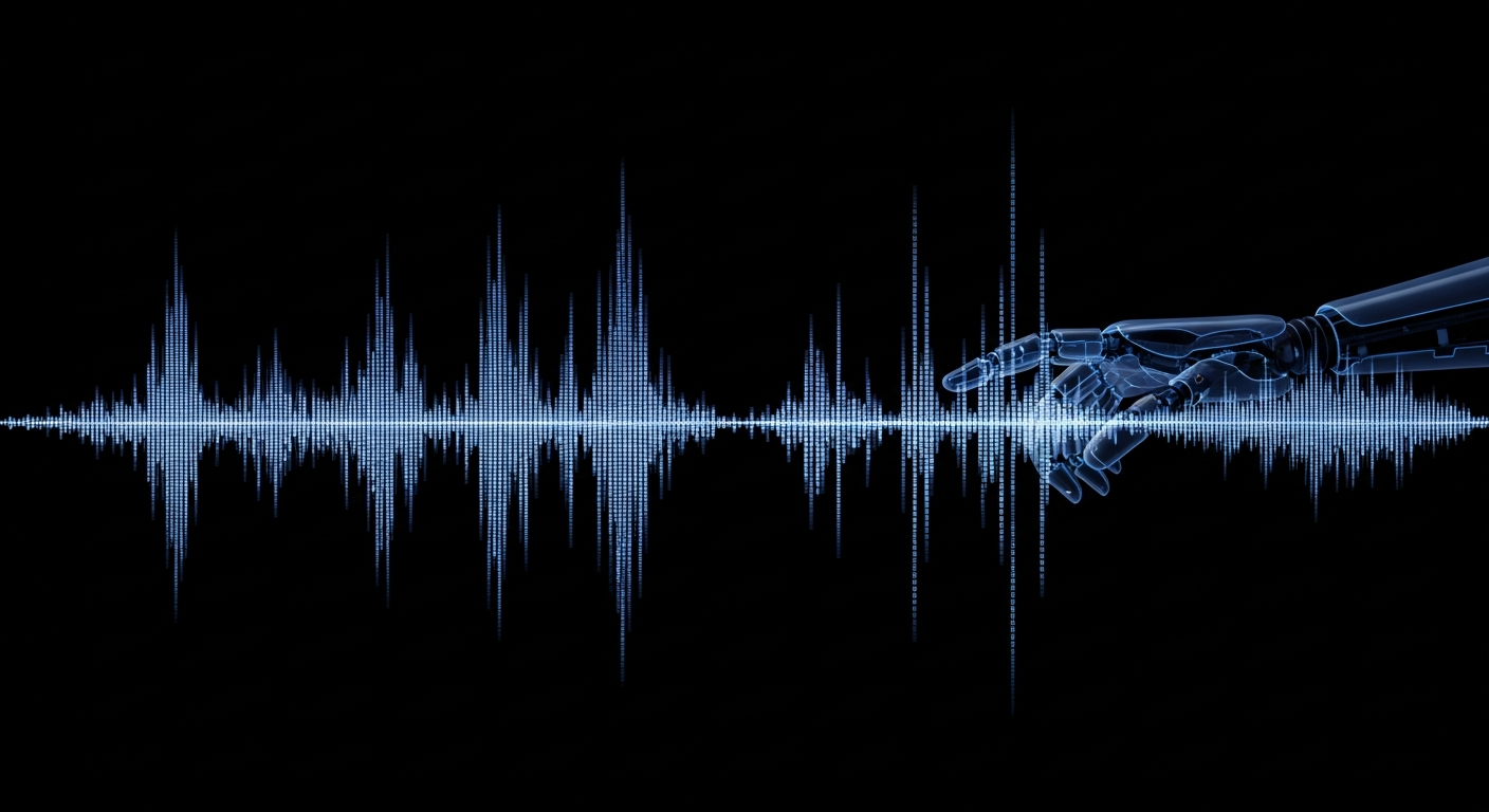 Illustration of fake music streams and spotify bot streams creating artificial plays, highlighting the deceptive nature and potential damage from music industry scams.