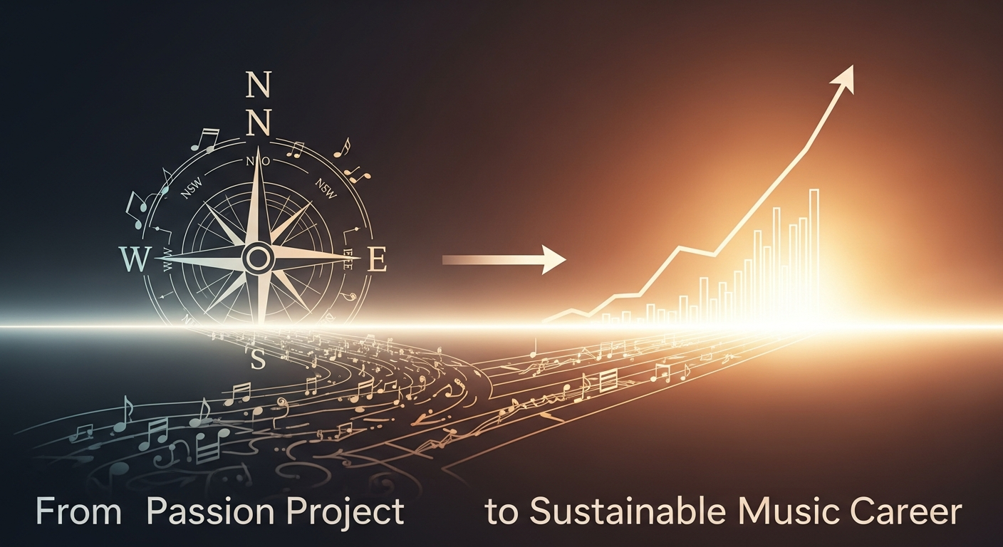 Financial planning as a compass for independent musicians transitioning to a sustainable music career.
