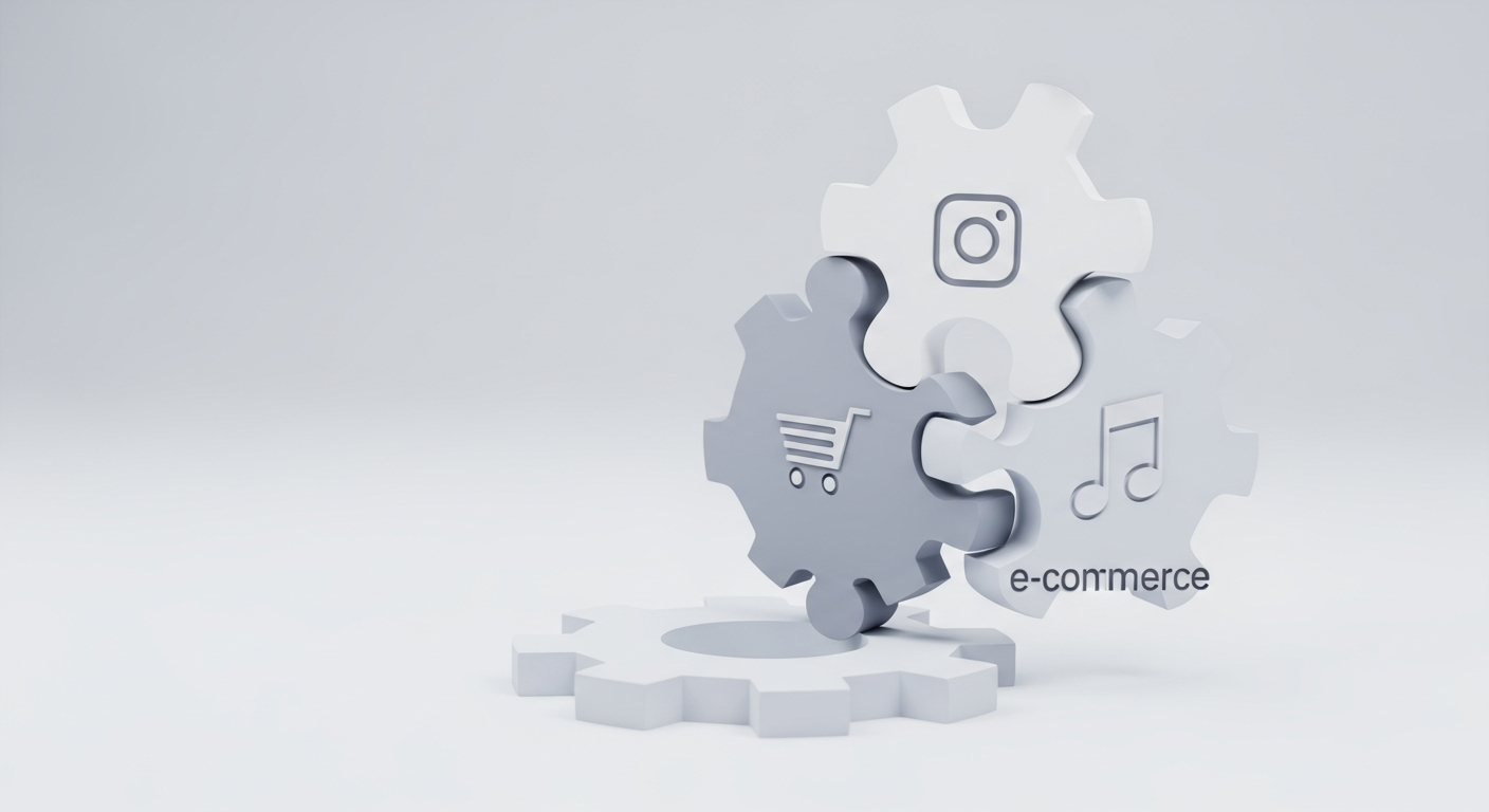 Instagram shopping eligibility for musicians, connecting e-commerce platforms, artist merch store setup