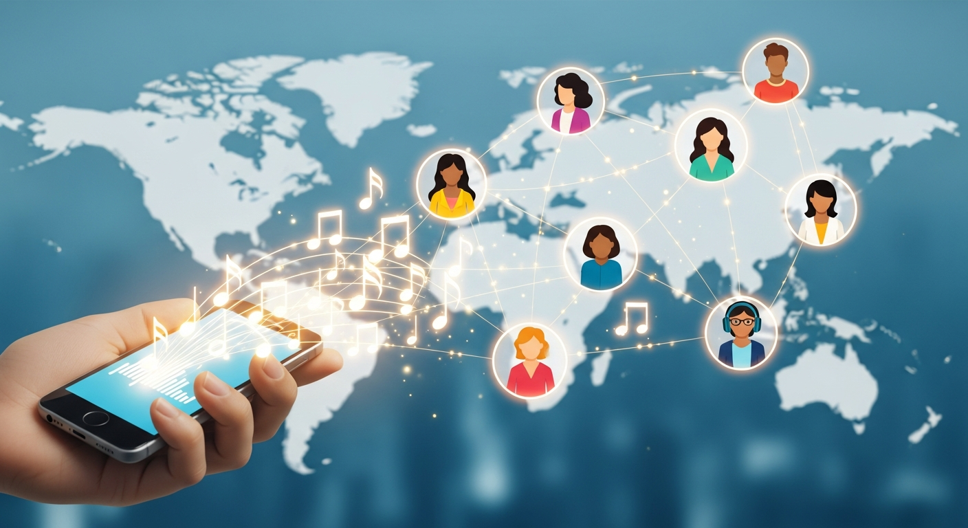 Digital music streaming growth, independent Latin artists connecting with Gen Z, global fan engagement, music industry trends