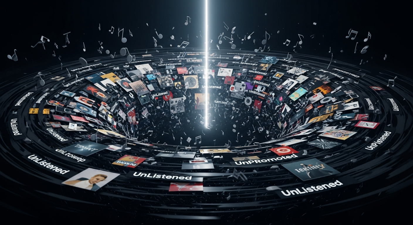 The cost of no music promotion strategy, unpromoted music black hole, independent artist promotion challenges.