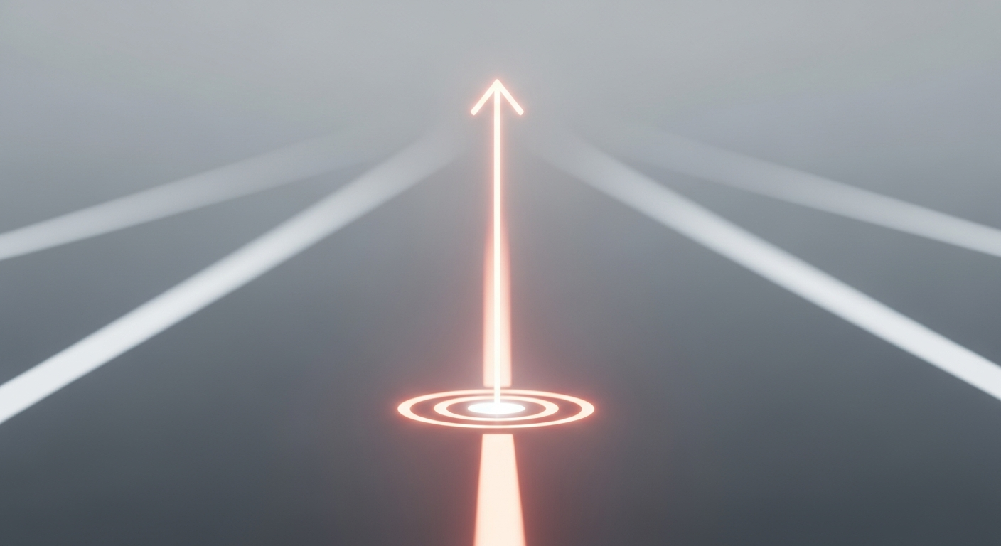 Focused call to action on a music landing page, guiding visitors to a single objective for artist marketing.