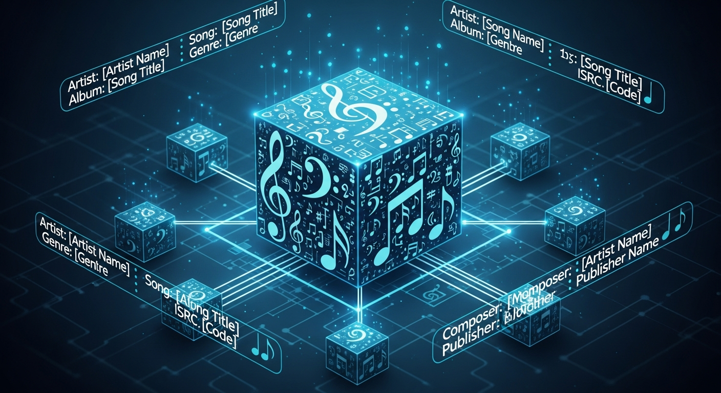 Managing accurate music metadata for music royalties and rights management