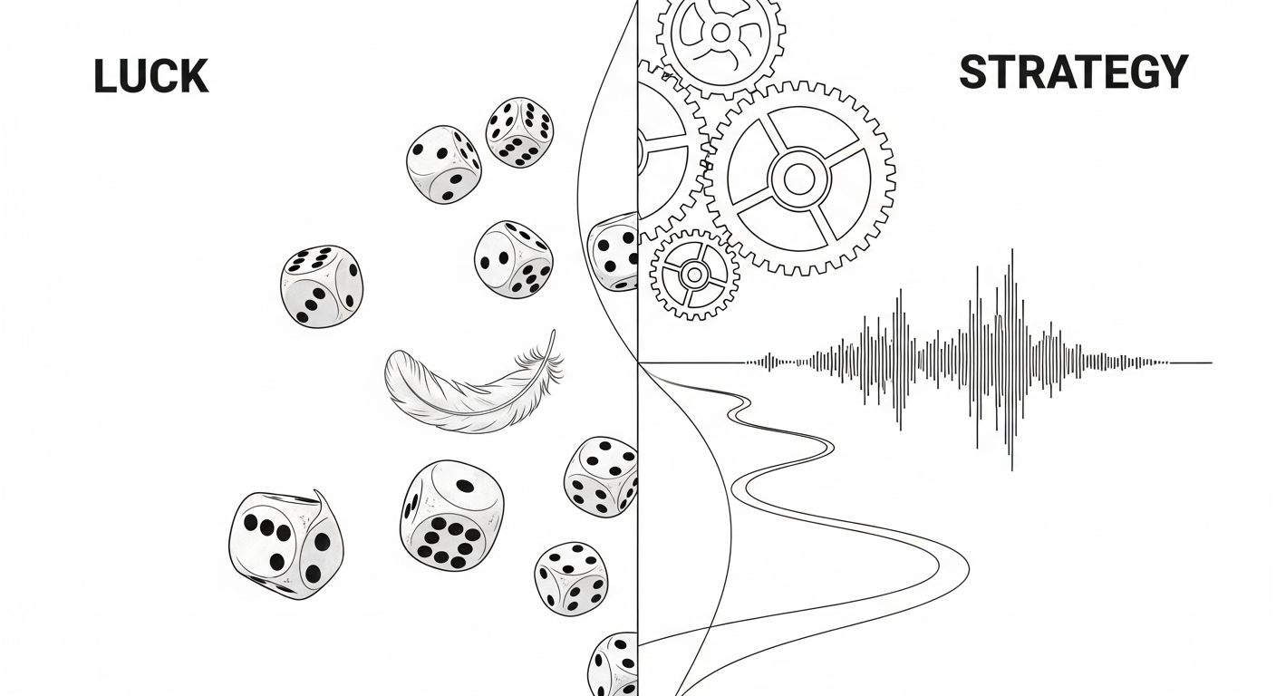 Visualizing the difference between relying on luck versus a strategic independent artist release plan for new music.