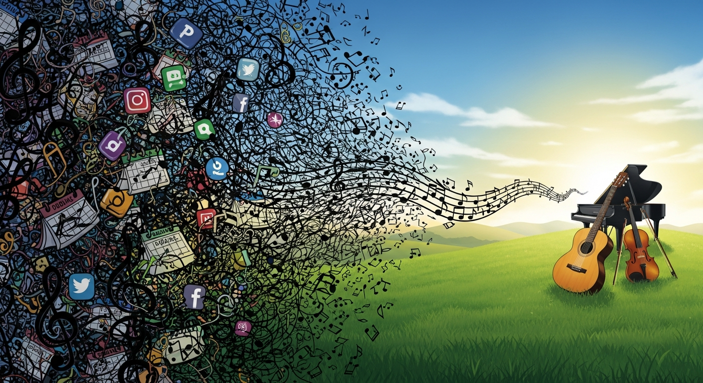 Untangling music industry stress for mental wellness