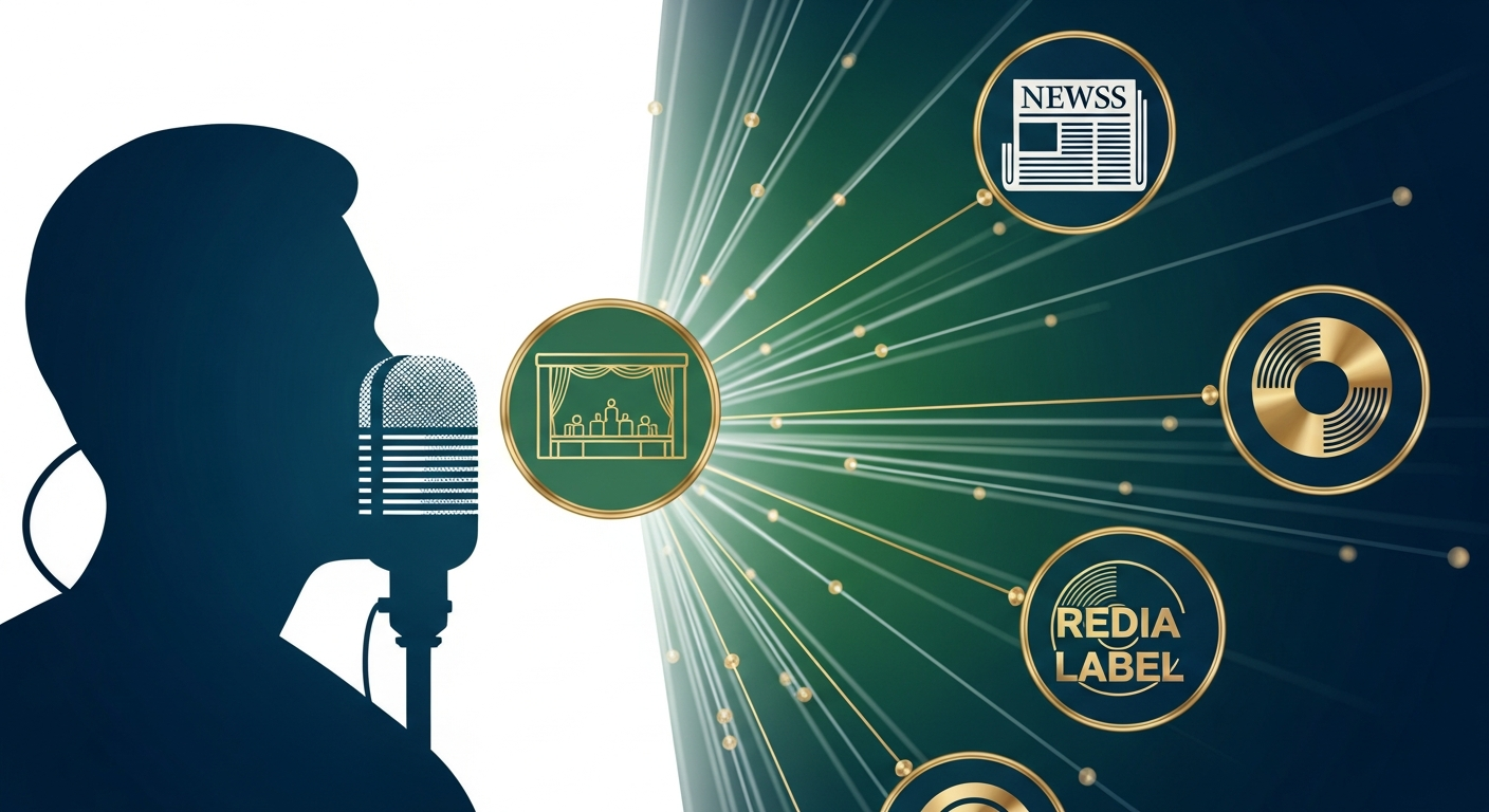 Strategic impact of music artist branding on a musician's career through professional visuals.