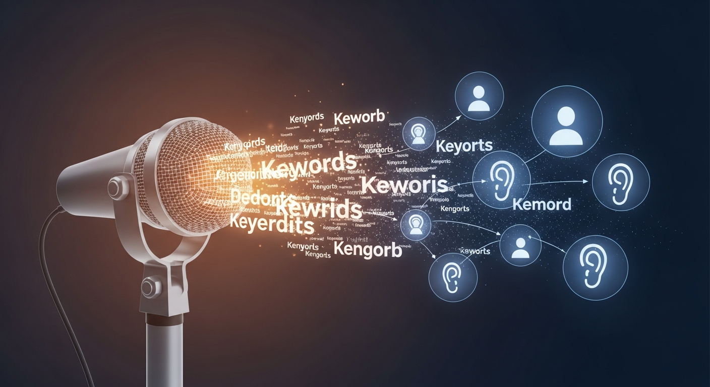 Keyword research for musicians, showing how targeted keywords connect music artists with potential fans through search engines.