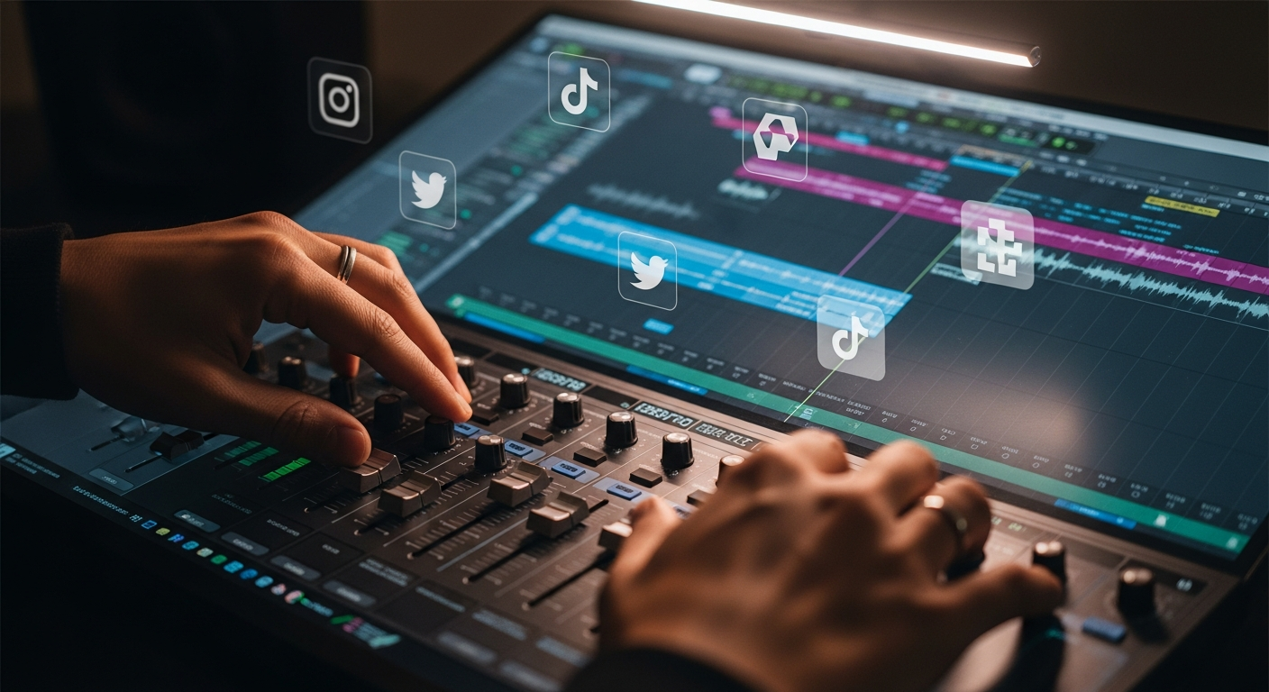 Independent artist marketing: blending music creation and social media