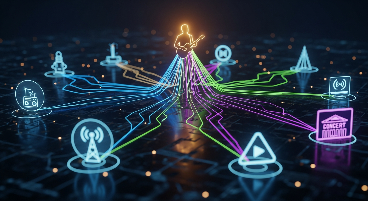 Collecting performance royalties through PRO network