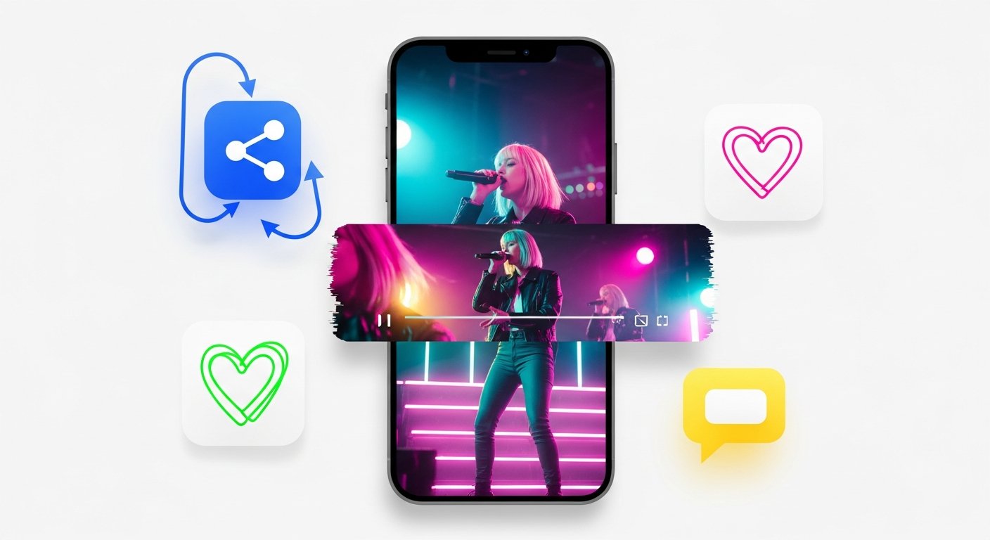 Short-form video marketing for indie music videos