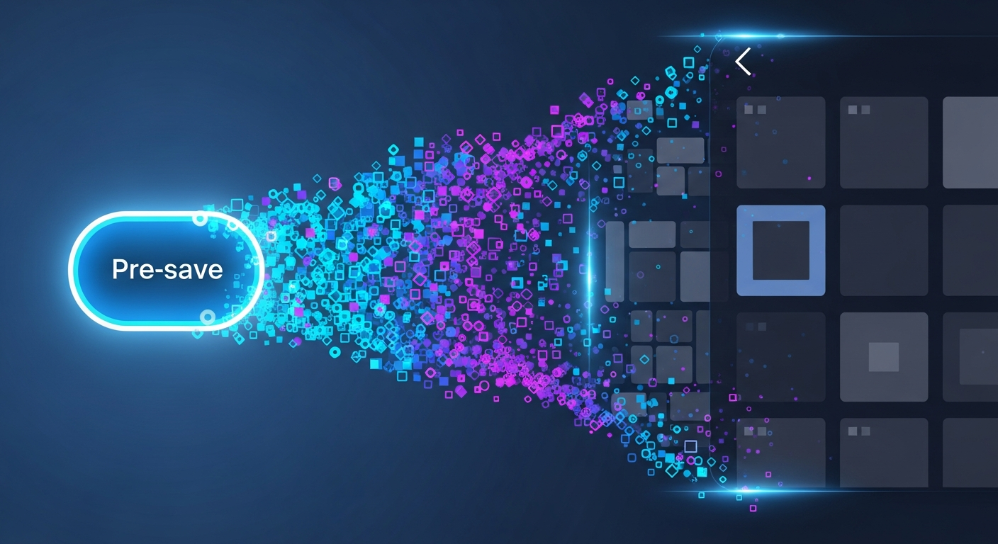 Pre-save campaign for Spotify promotion