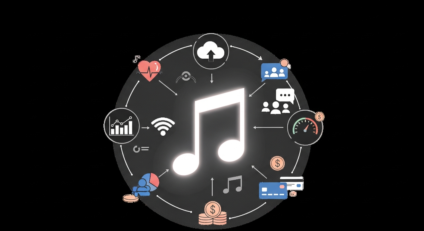 SoundCloud for Artists dashboard showing integrated music distribution, promotion, and monetization tools.