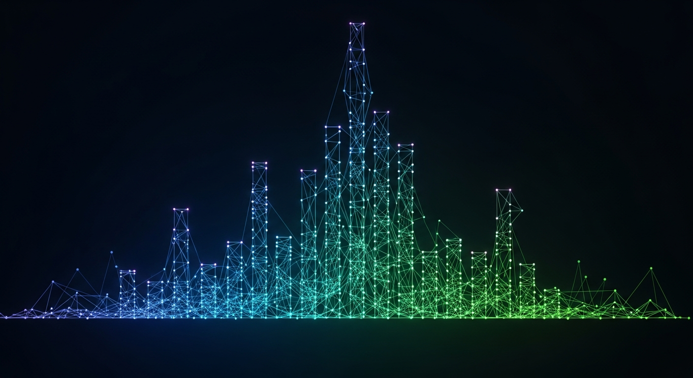 Spotify algorithm network connecting artists and listeners