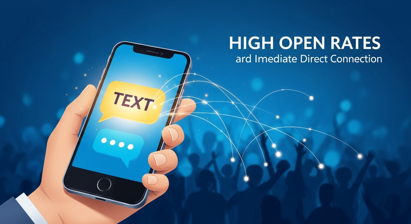 Musician fan engagement via text, building fan list SMS, direct communication for artists