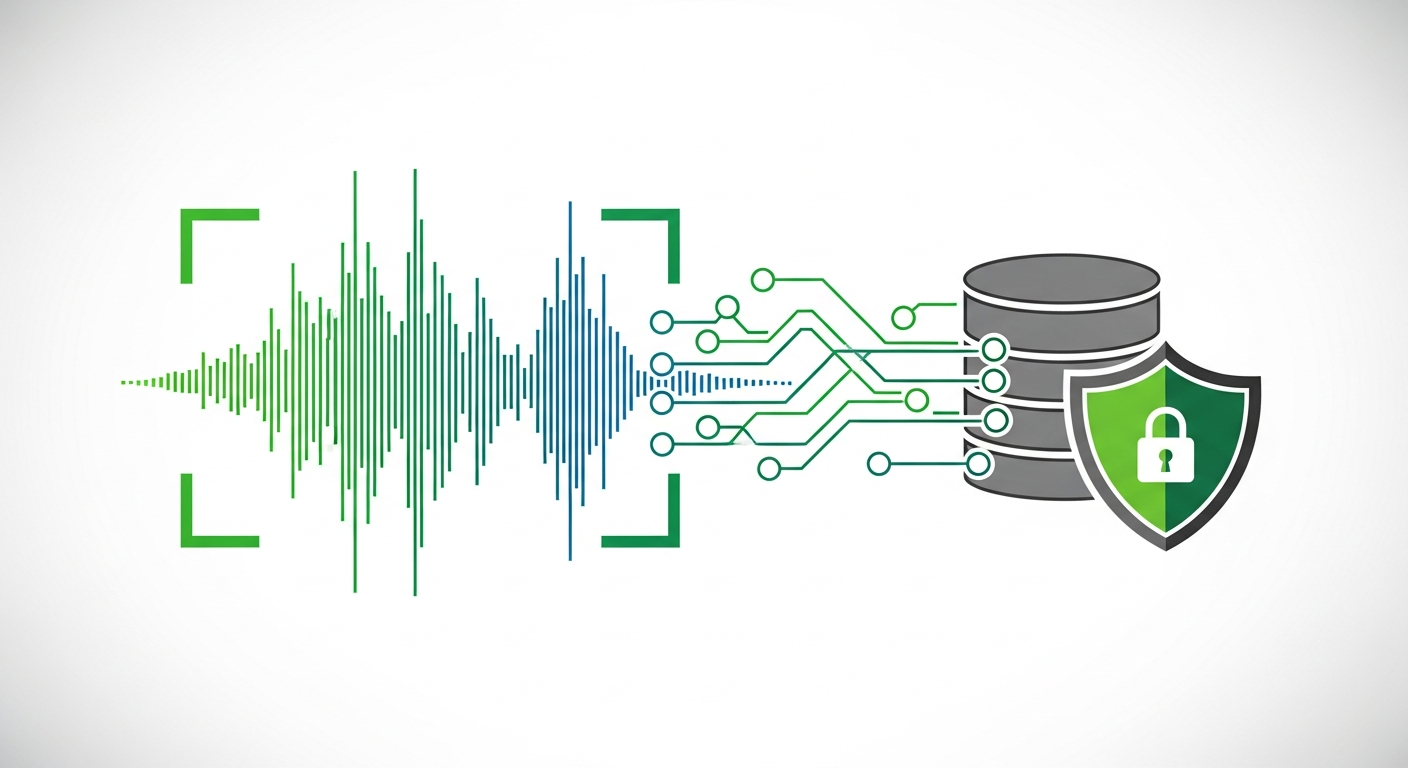 Visual representation of YouTube Content ID matching music to protect copyrights and ensure royalty collection.