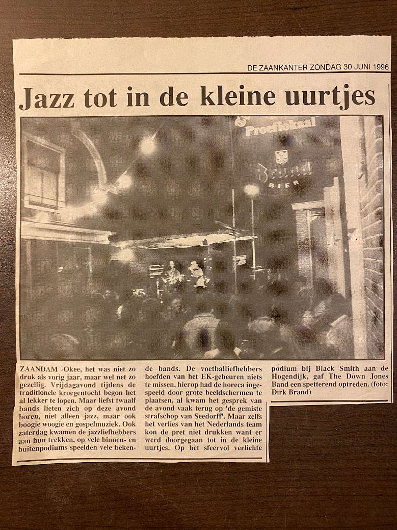 DOWN JONES @ THE BLACK SMITH: Jazzfestival
