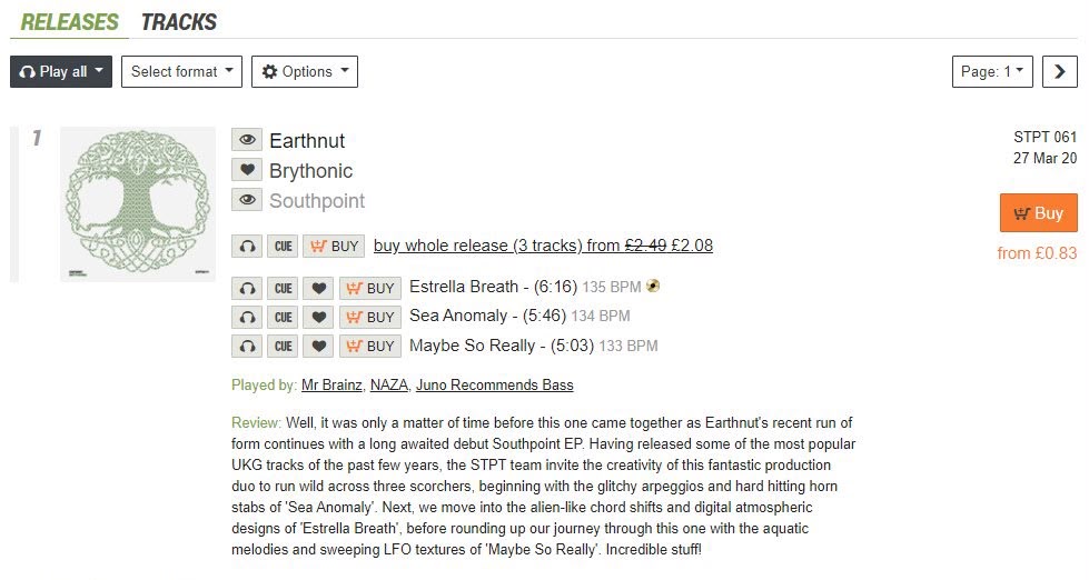 JUNO DOWNLOAD: Earthnut 'Brythonic EP' Review